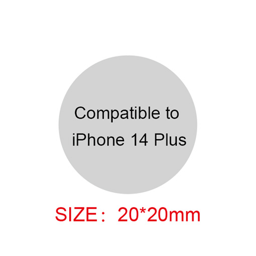 20x20mm Compatible to iPhone 14 Plus Labels - 1 Sheet (40 labels)